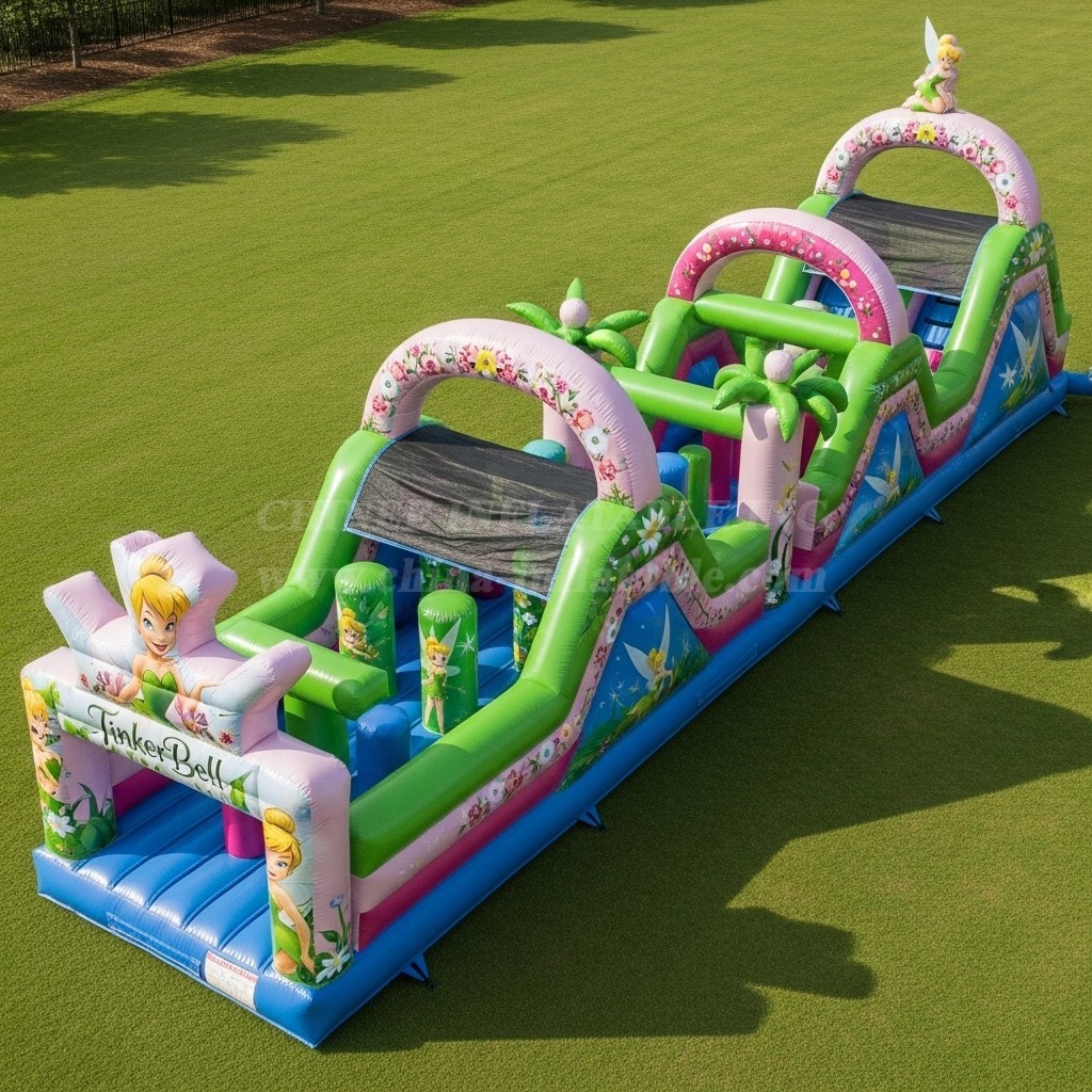 T7-3680 Tinker Bell Inflatable Obstacle Courses