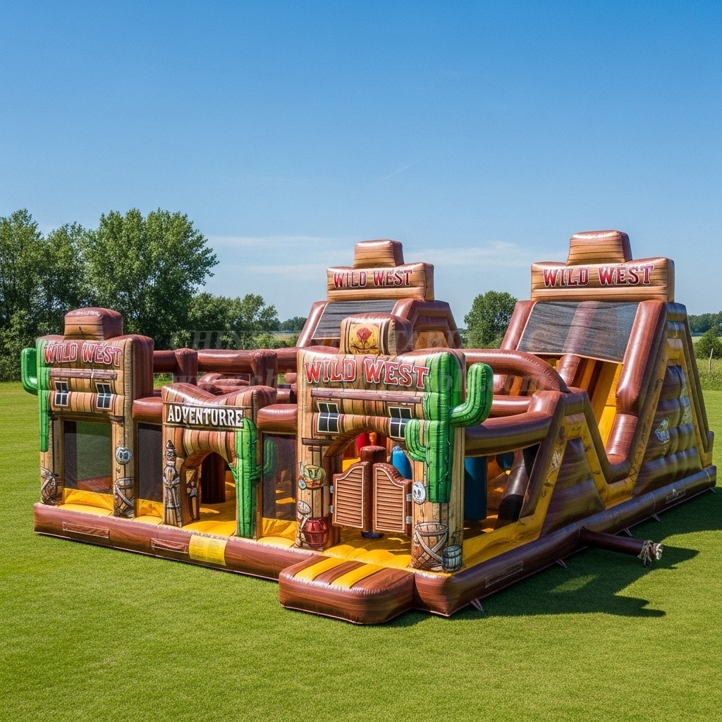 T6-6236 Wild West Inflatable Playground