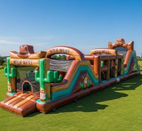 T7-3686 Wild West Inflatable Obstacle Courses