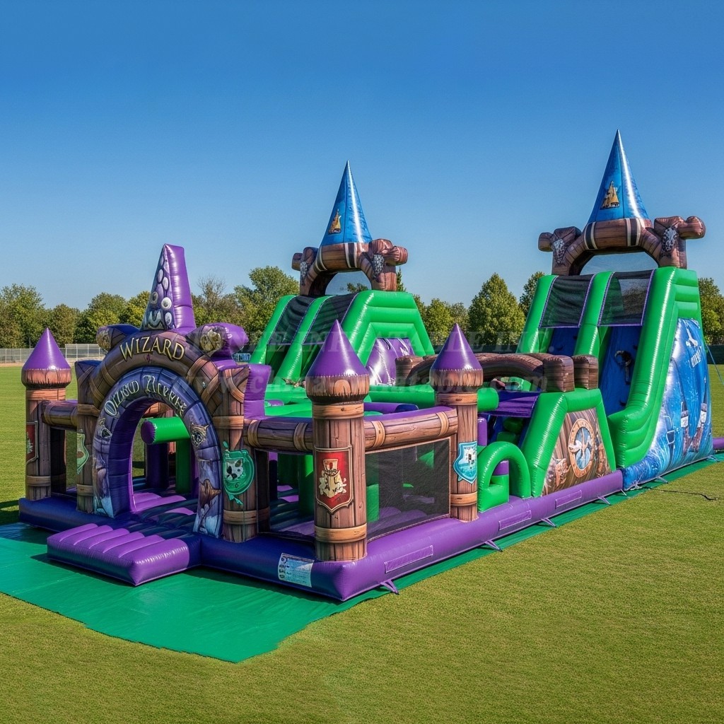 T6-6239 Wizard Inflatable Playground