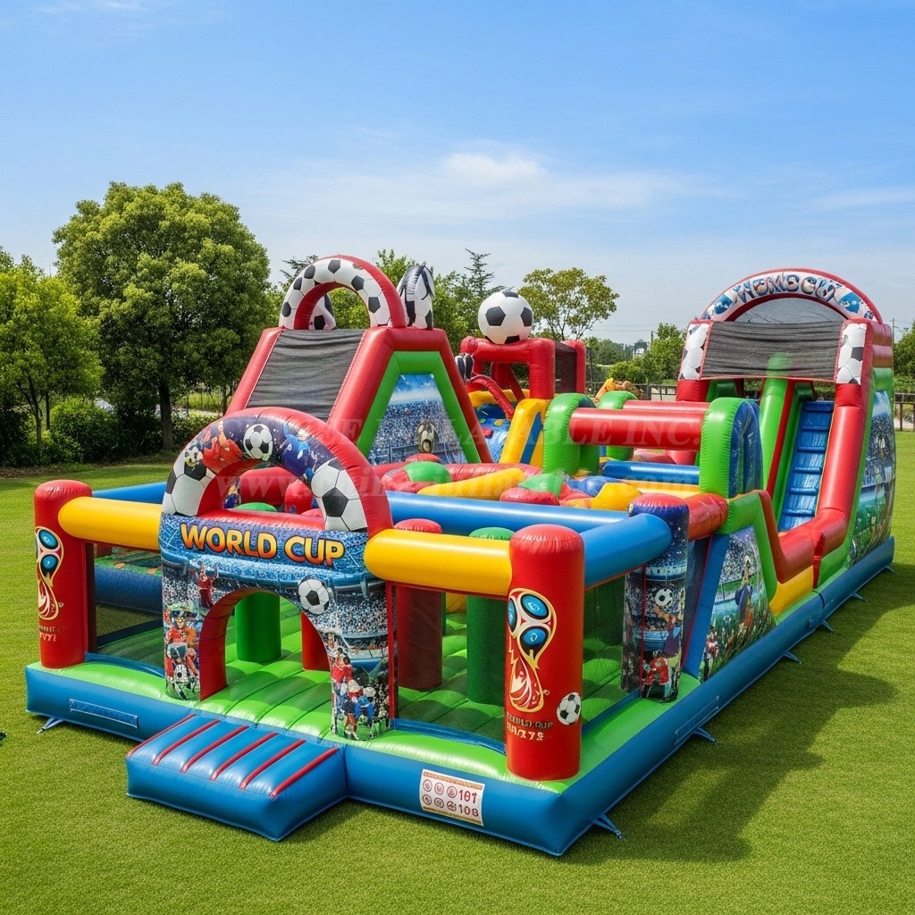 T6-6241 World Cup Inflatable Playground