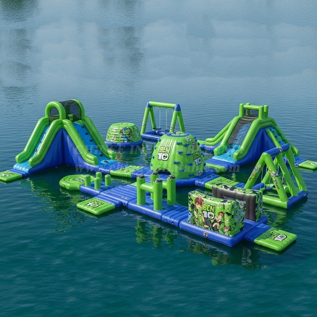 S202 Ben 10 Theme Inflatable Water Park