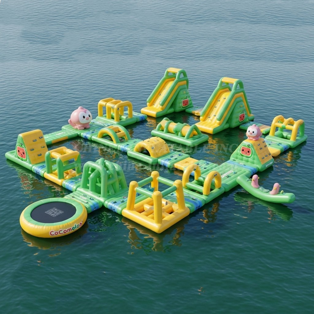S204 Cocomelon Theme Inflatable Water Park