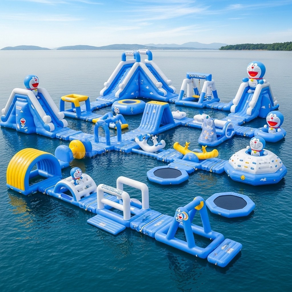 S207 Doraemon Theme Inflatable Water Park