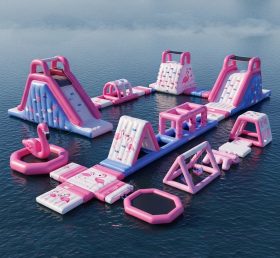 S208 Flamingo Theme Inflatable Water Park