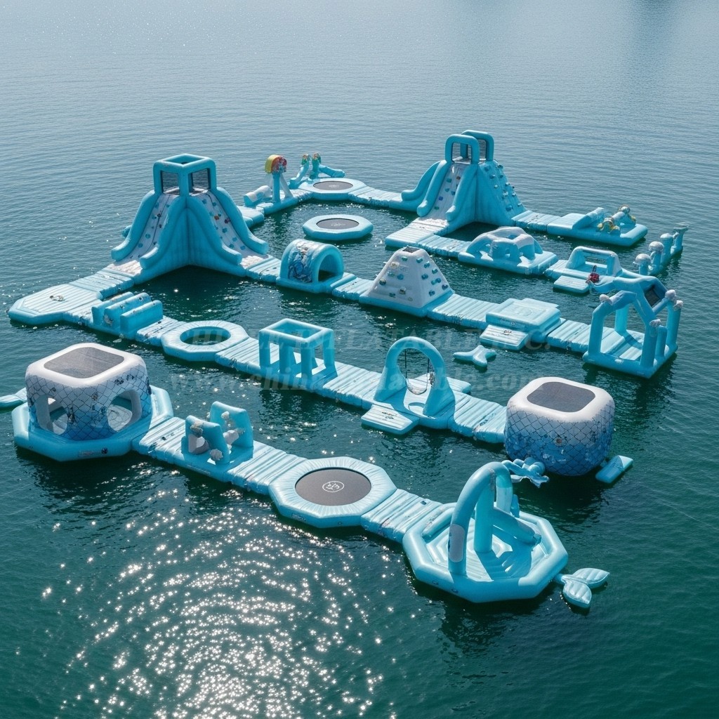 S220 Mermaid Theme Inflatable Water Park