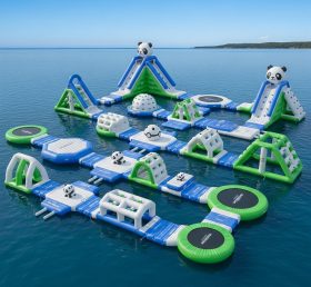 S238 Panda Theme Inflatable Water Park