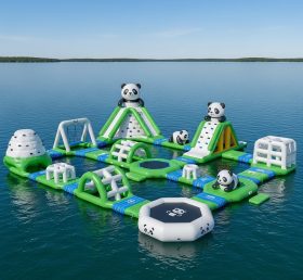 S240 Panda Theme Inflatable Water Park