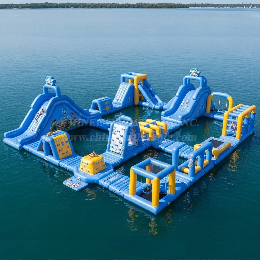 S246 Paw Patrol Theme Inflatable Water Park