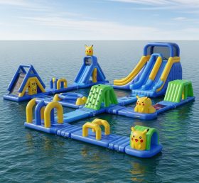 S251 Pokemon Theme Inflatable Water Park