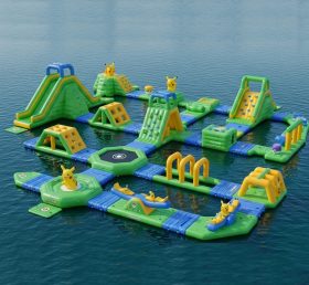 S252 Pokemon Theme Inflatable Water Park