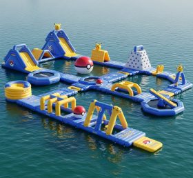 S254 Pokemon Theme Inflatable Water Park
