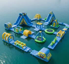 S268 Spongebob Theme Inflatable Water Park