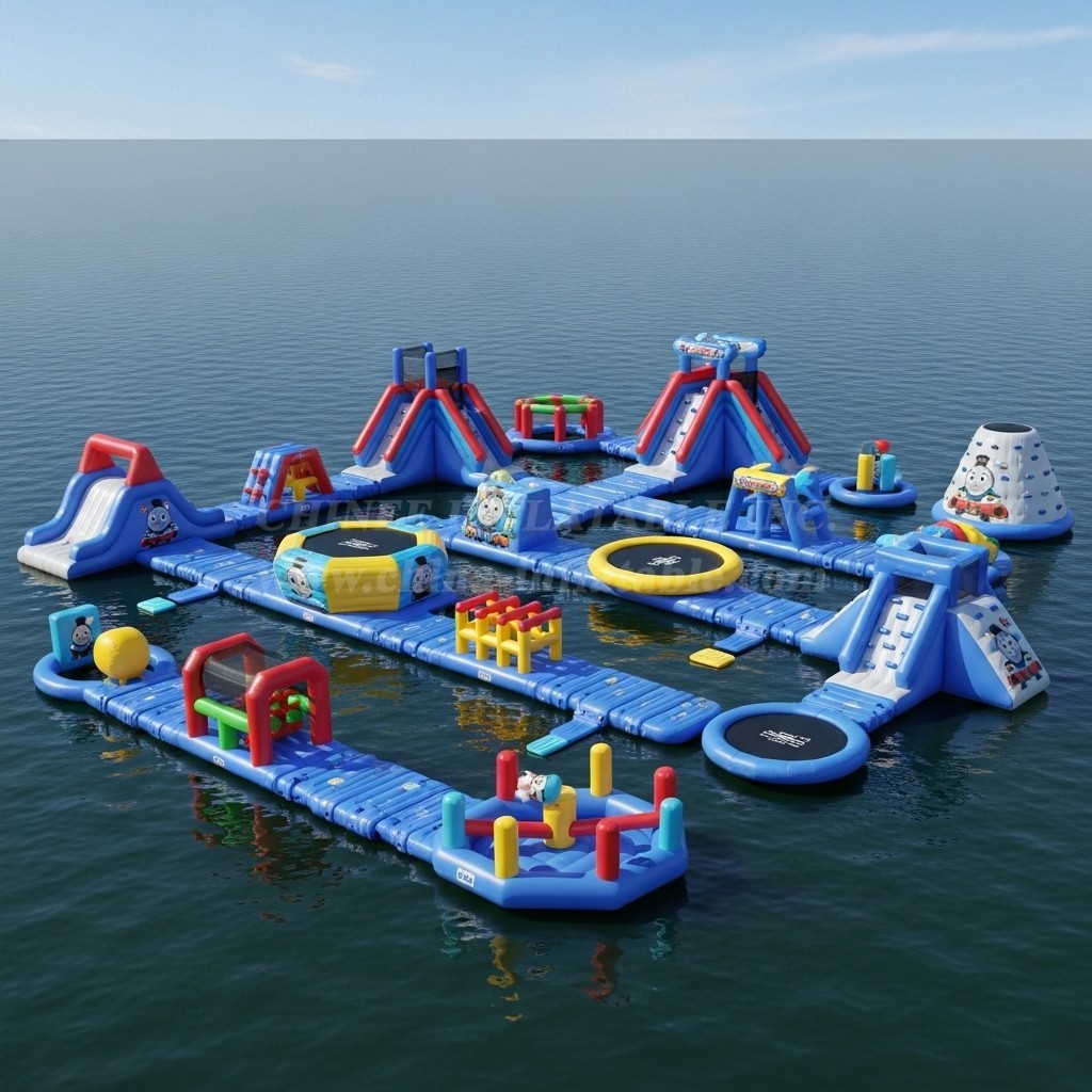 S278 Thomas Friends Theme Inflatable Water Park