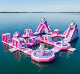 S283 Unicorn Theme Inflatable Water Park