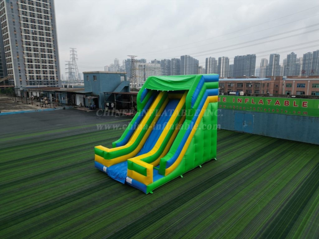 T8-7502 Inflatable Slide with Dual Climbing Lanes
