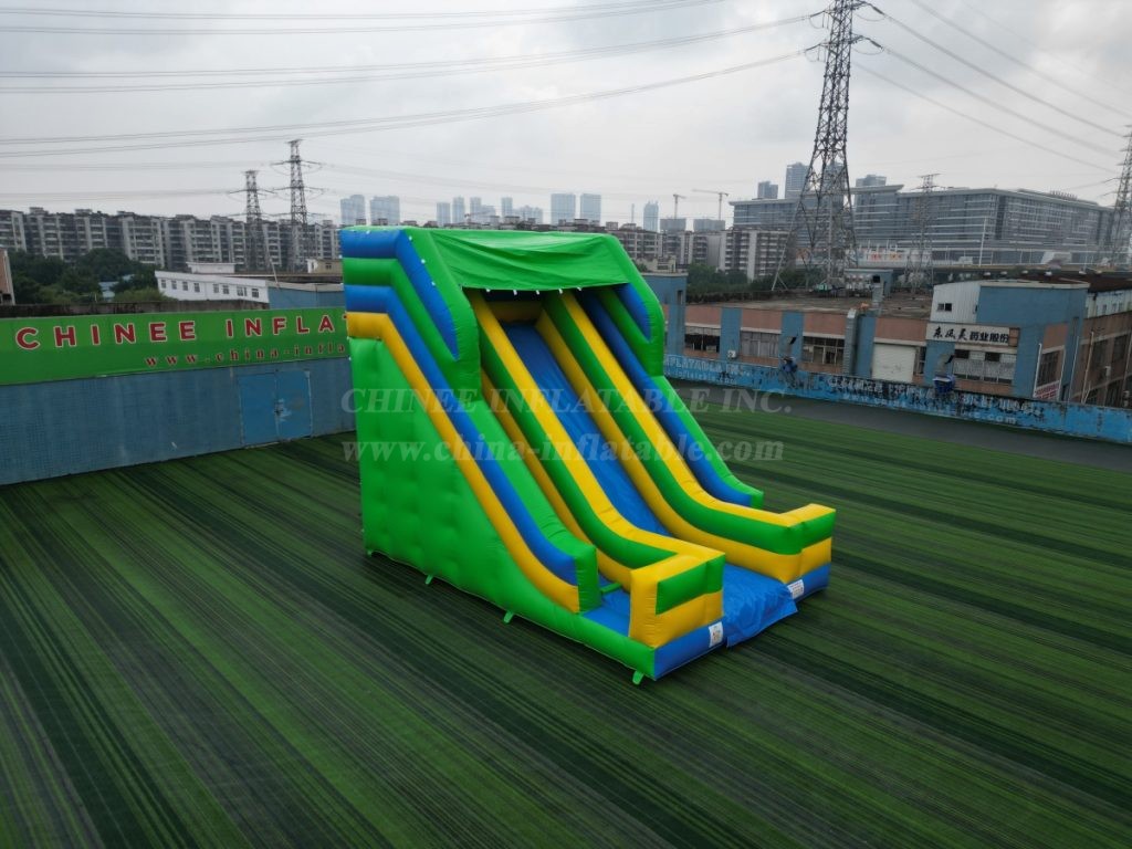 T8-7502 Inflatable Slide with Dual Climbing Lanes