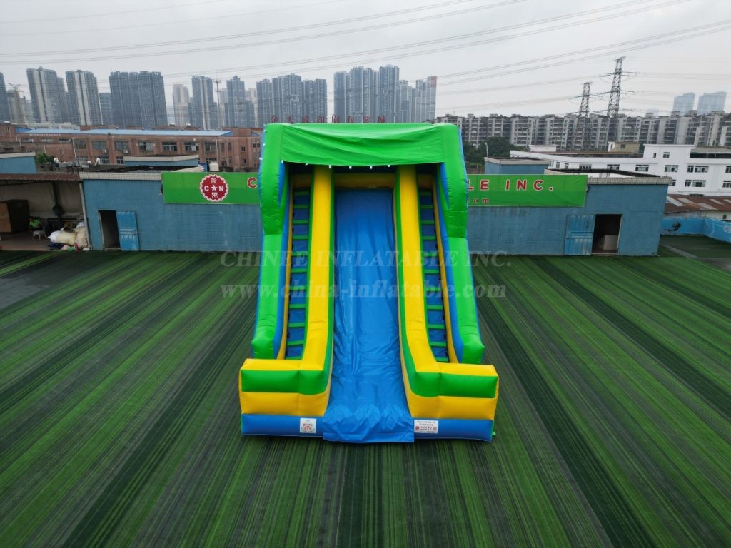 T8-7502 Inflatable Slide with Dual Climbing Lanes
