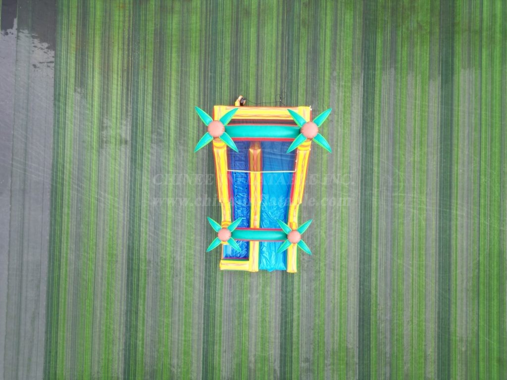 T8-5302B Tropical Inflatable Wet & Dry Slide