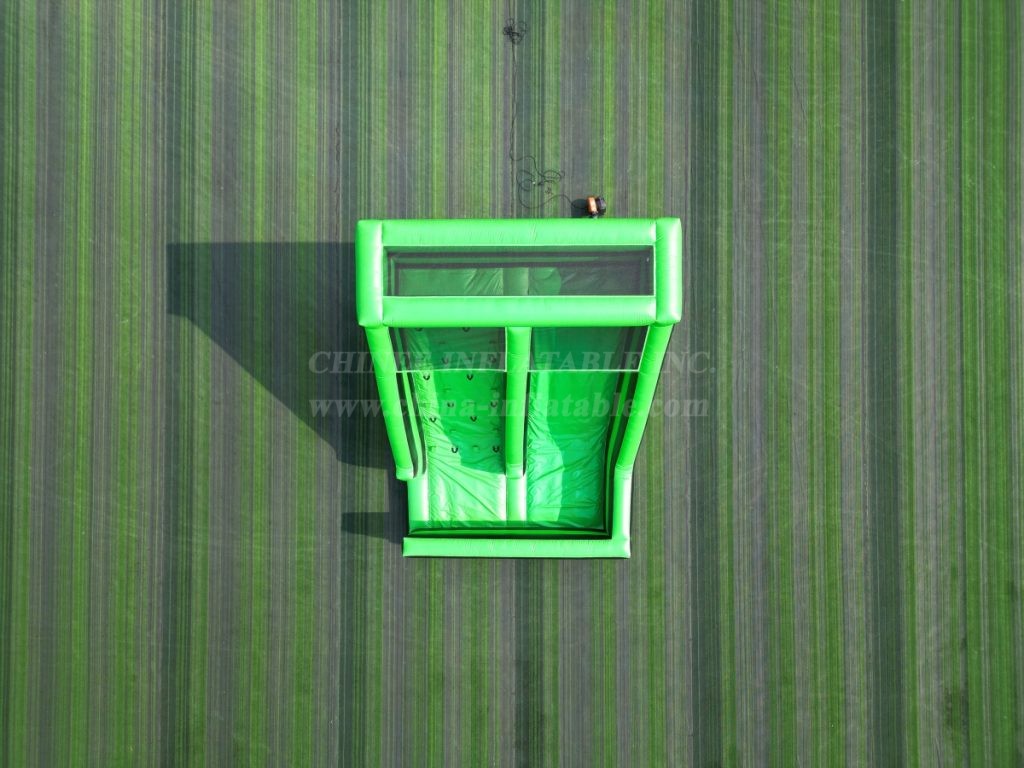 T8-7075 Inflatable Climbing Wall & Slide Combo