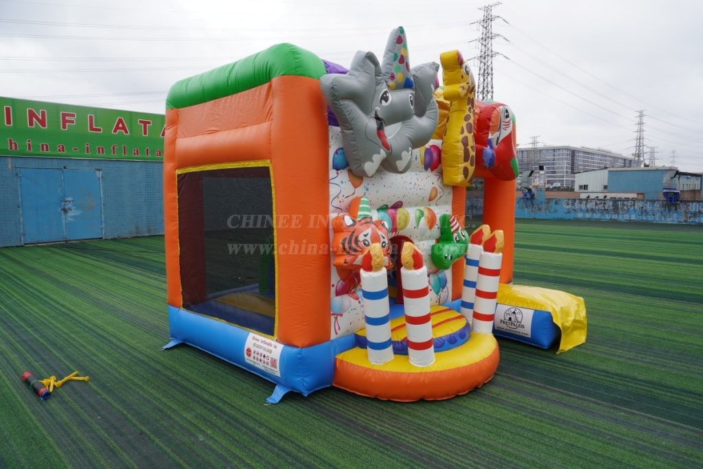 T2-4794A Jungle Birthday Party Mini Bouncy Castle