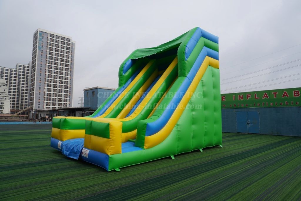 T8-7502 Inflatable Slide with Dual Climbing Lanes