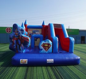 T2-8105C SuperMan Bouncy Caste With Slide
