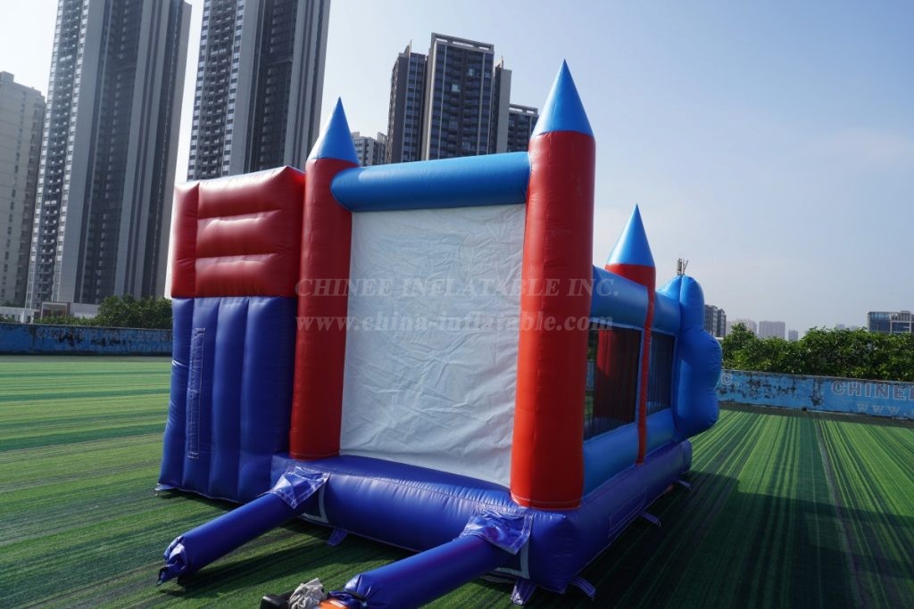 T2-8105C SuperMan Bouncy Caste With Slide
