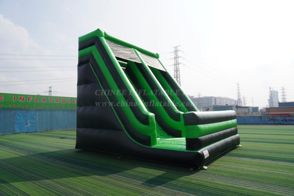 T8-7075 Inflatable Climbing Wall & Slide Combo
