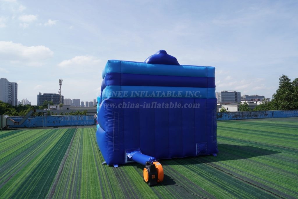 T2-4464D Avengers Superhero Bouncy Castle with Slide