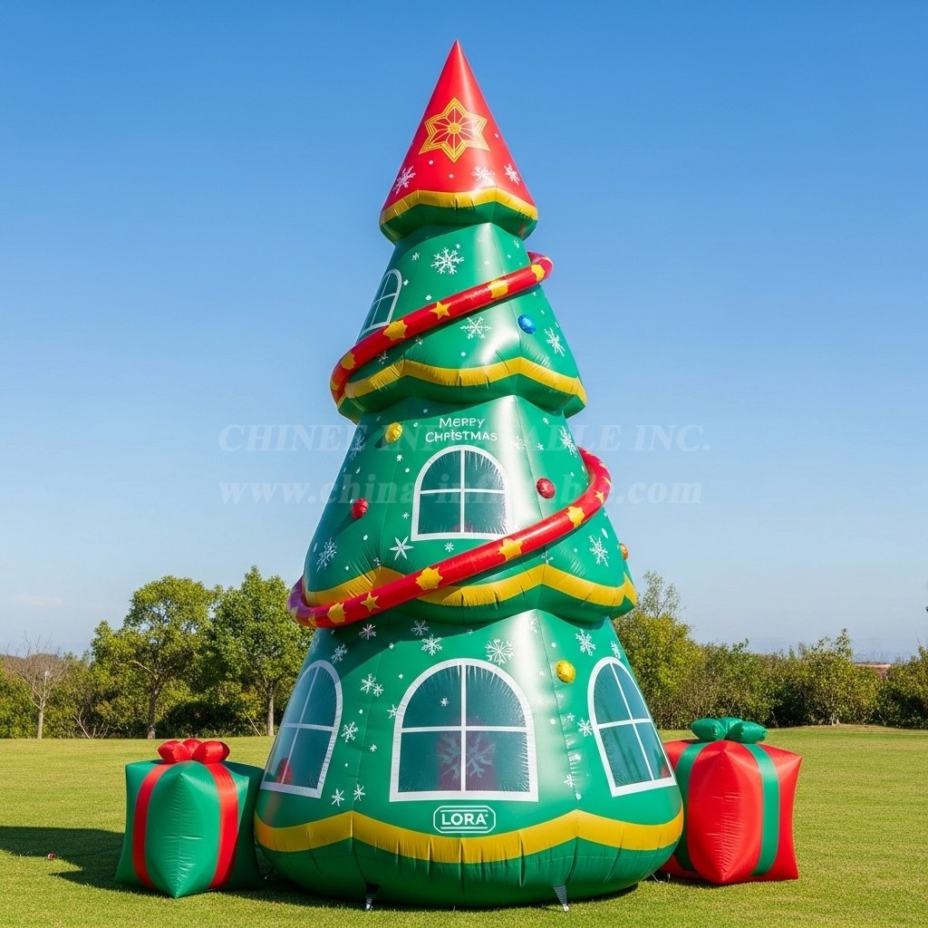 C1-603 Inflatable Christmas Tree for Holiday Events and Decorations