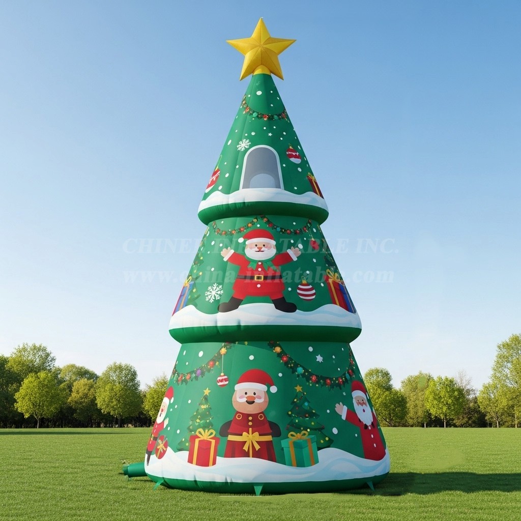 C1-606 Inflatable Christmas Tree for Holiday Events and Promotions