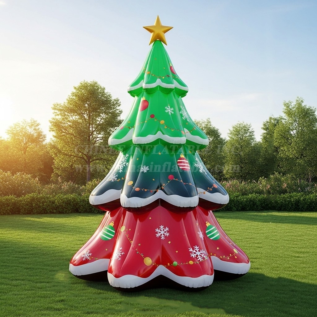 C1-608 Christmas Inflatable Christmas Tree for Commercial Events and Holiday Displays