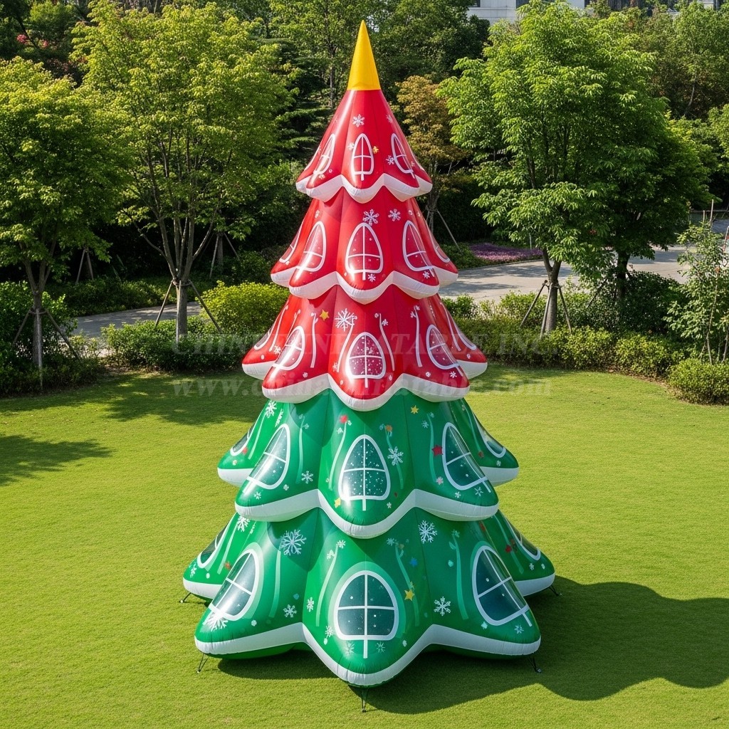 C1-614 Inflatable Christmas Tree for Commercial Festive Displays