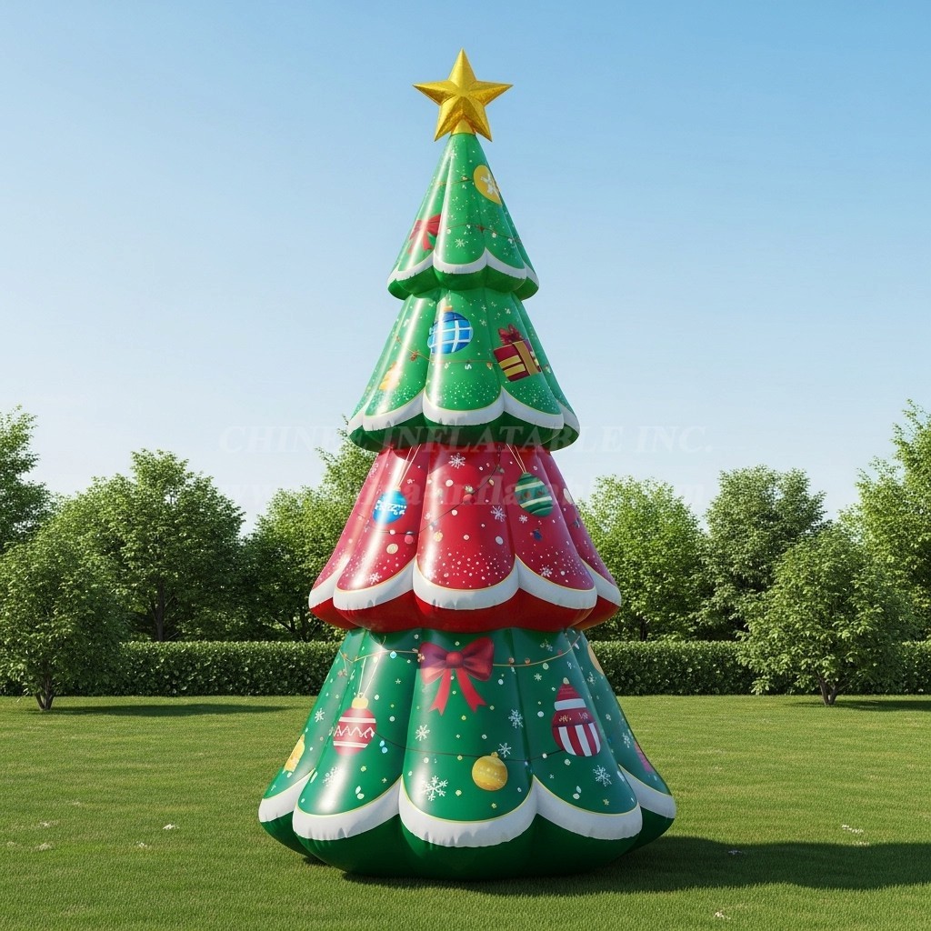 C1-613 Inflatable Christmas Tree for Holiday Marketing and Events
