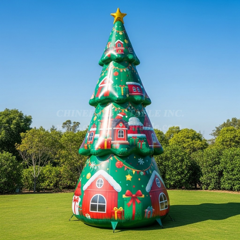 C1-617 Large Christmas Inflatable Tree for Holiday Decorations and Events