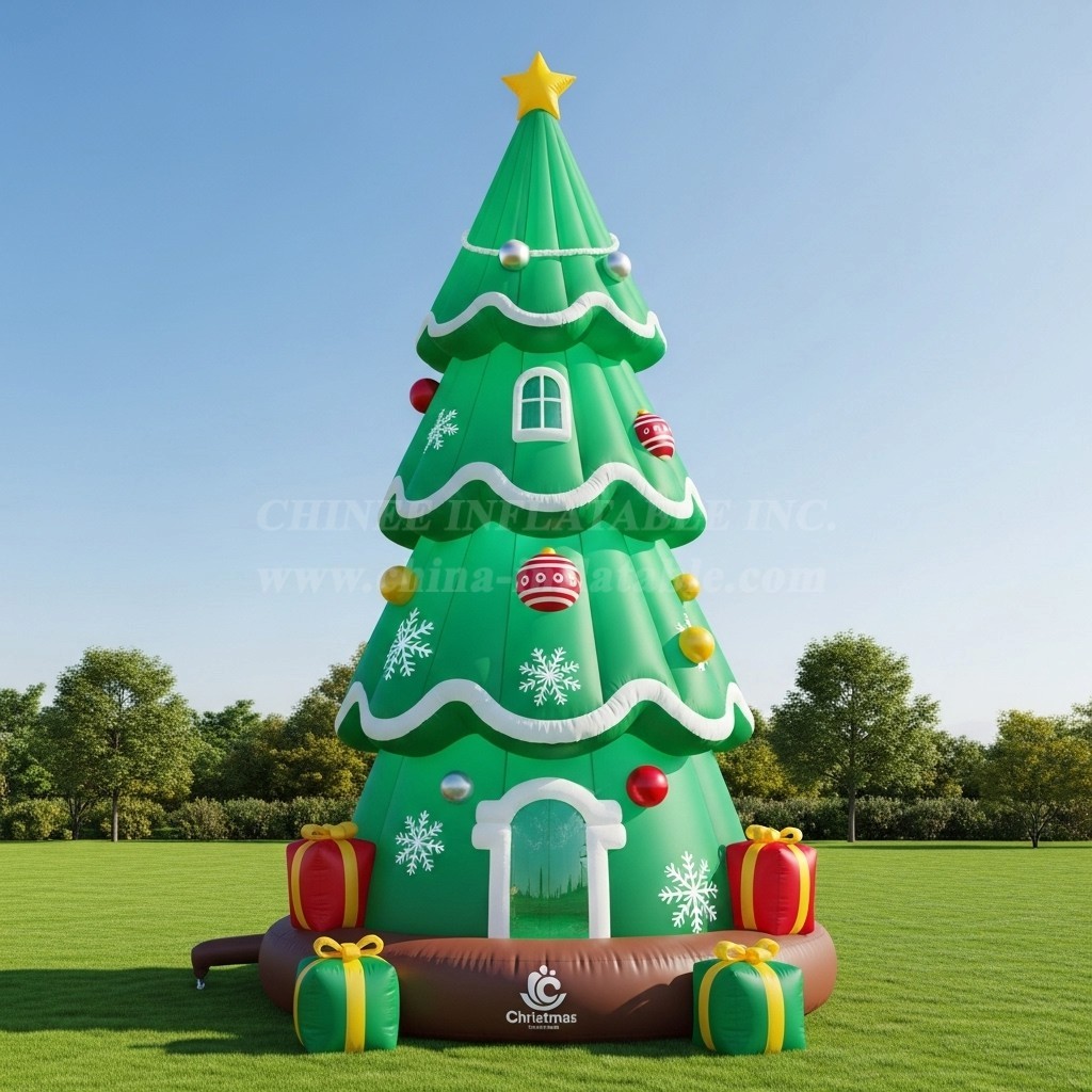 C1-616 Large Christmas Tree Inflatable for Holiday Events Industry