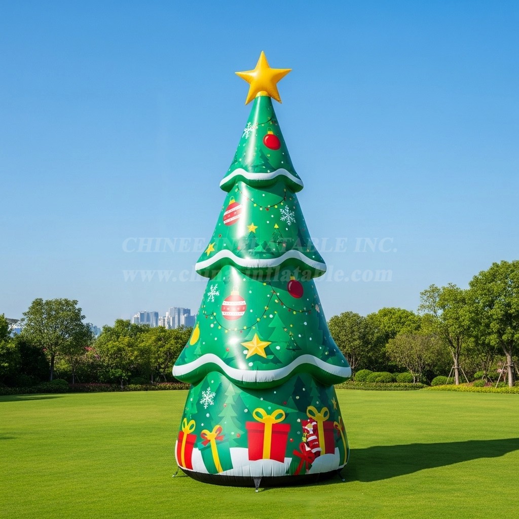 C1-619 Inflatable Christmas Tree – Perfect for Holiday Advertising and Event Decoration