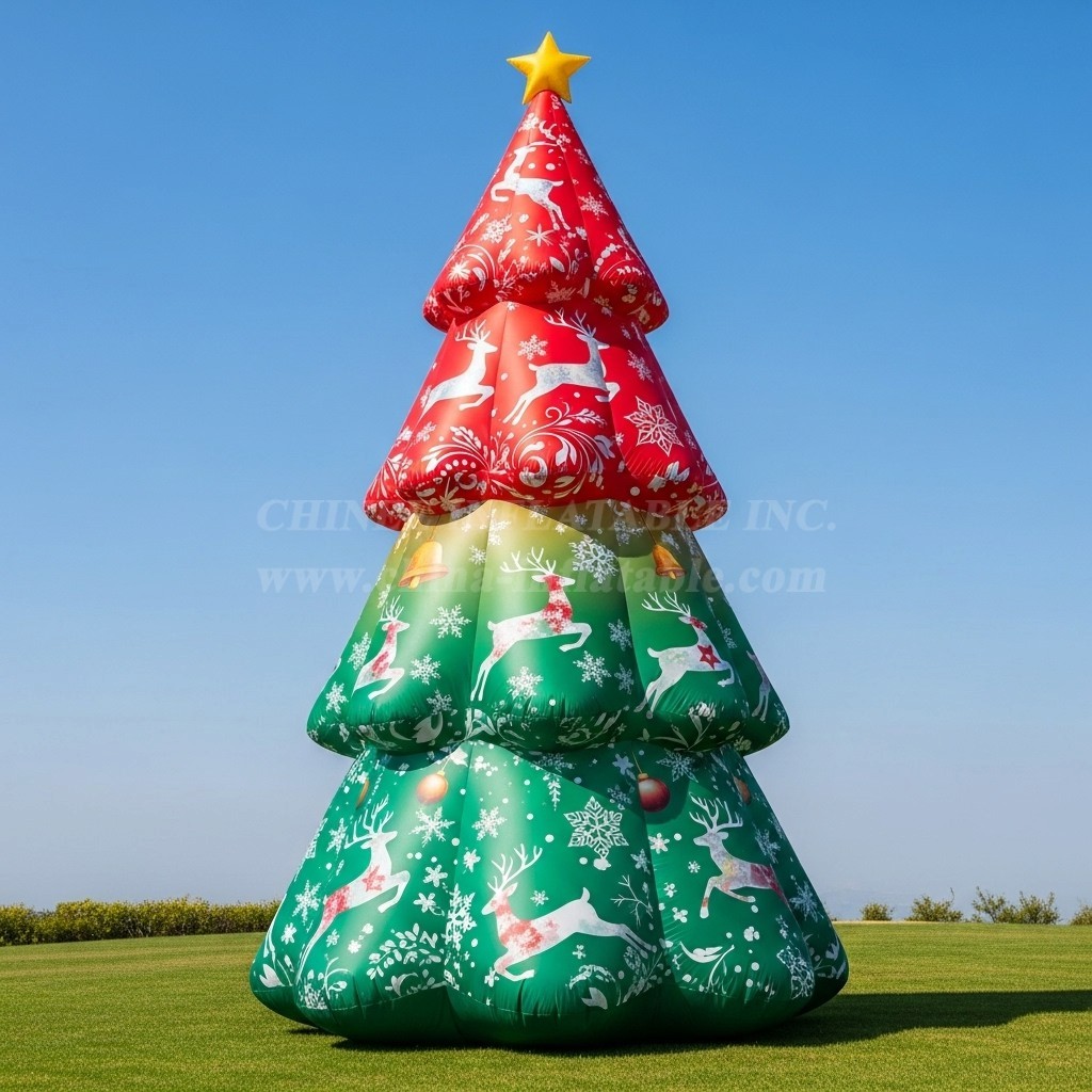 C1-620 Inflatable Christmas Tree for Holiday Events and Retail Displays
