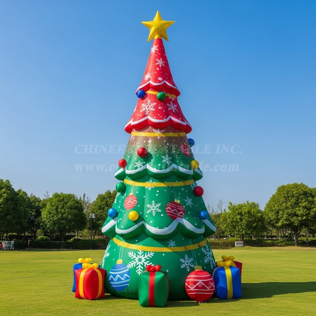 C1-624 Inflatable Christmas Tree for Industry Events and Holiday Displays