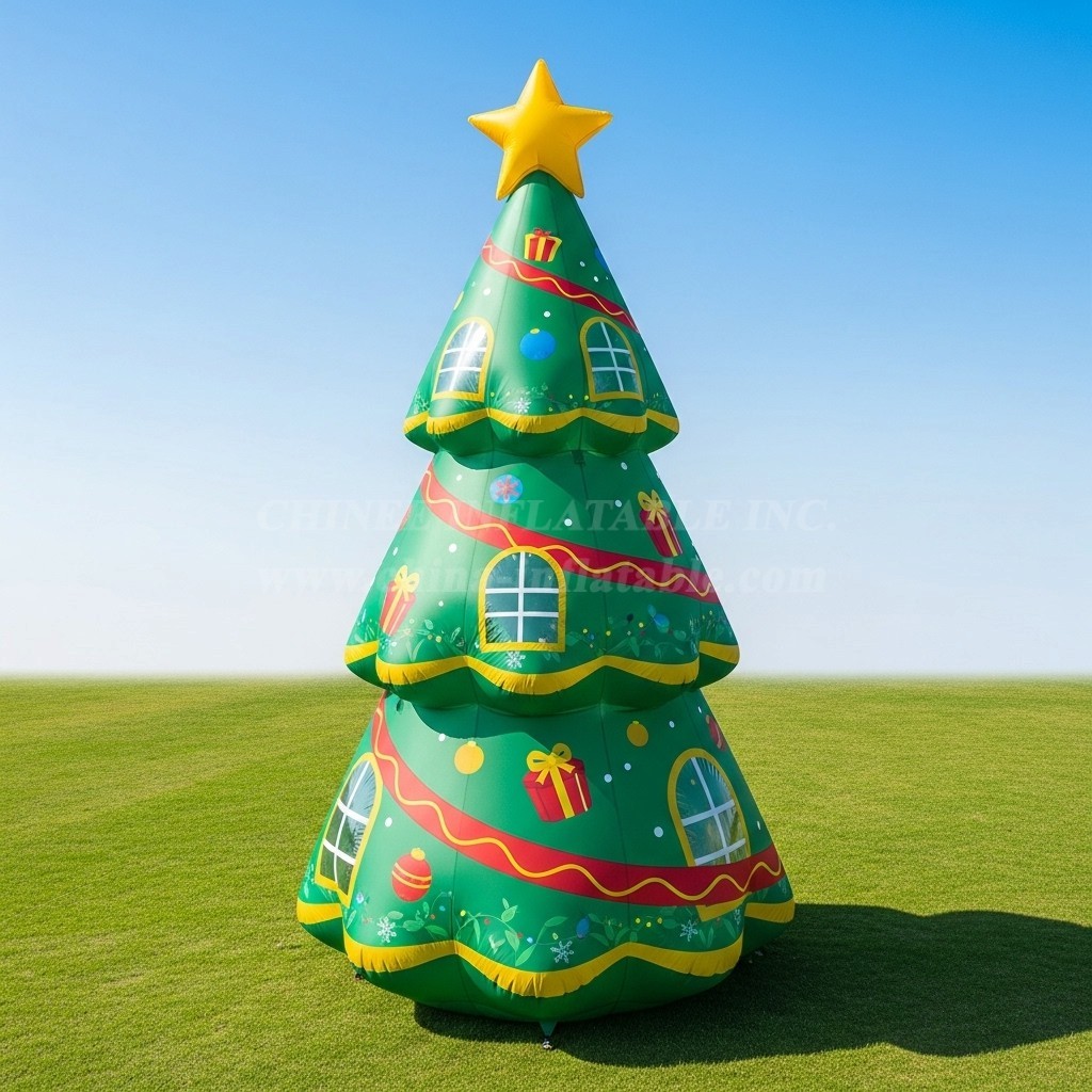 C1-627 Inflatable Christmas Tree for Festive Events and Holiday Decor