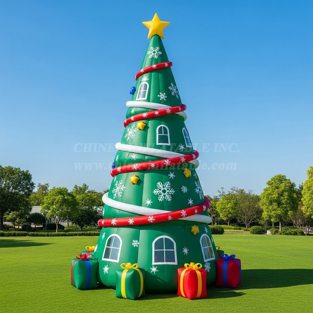 C1-631 Inflatable Christmas Tree for Holiday Decorations and Events
