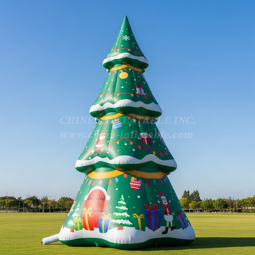 C1-633 Large Inflatable Christmas Tree for Seasonal Decorations and Commercial Use