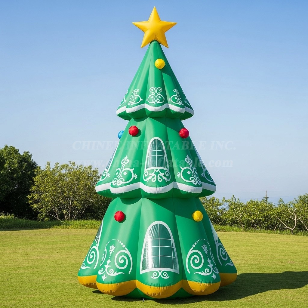 C1-636 Inflatable Christmas Tree for Seasonal Events and Brand Promotions