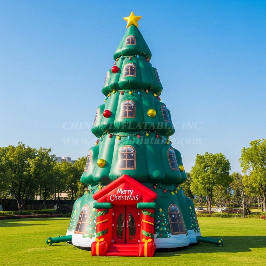 C1-637 Inflatable Christmas Tree for Industry Events and Promotions