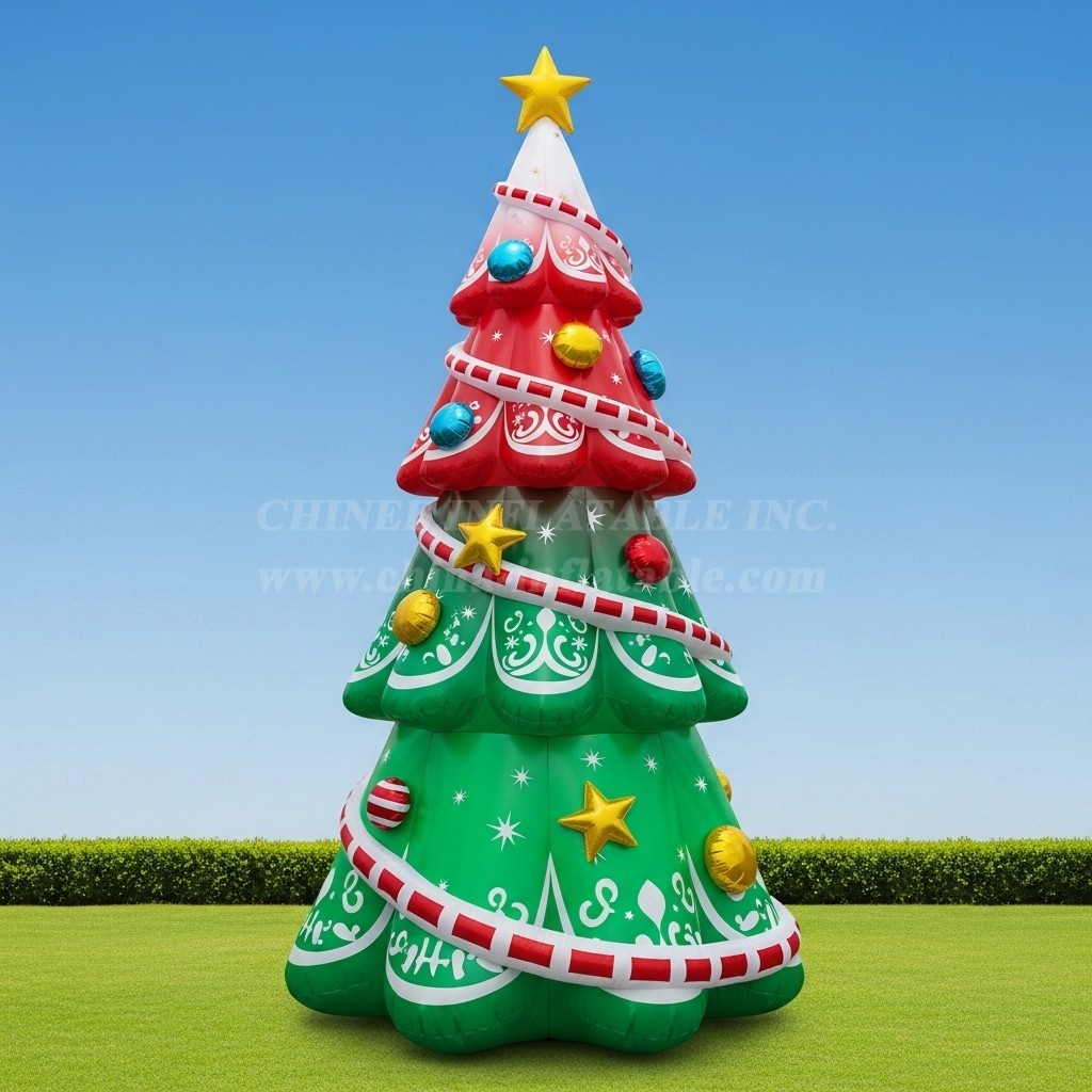 C1-640 Inflatable Christmas Tree for Holiday Events and Retail Displays