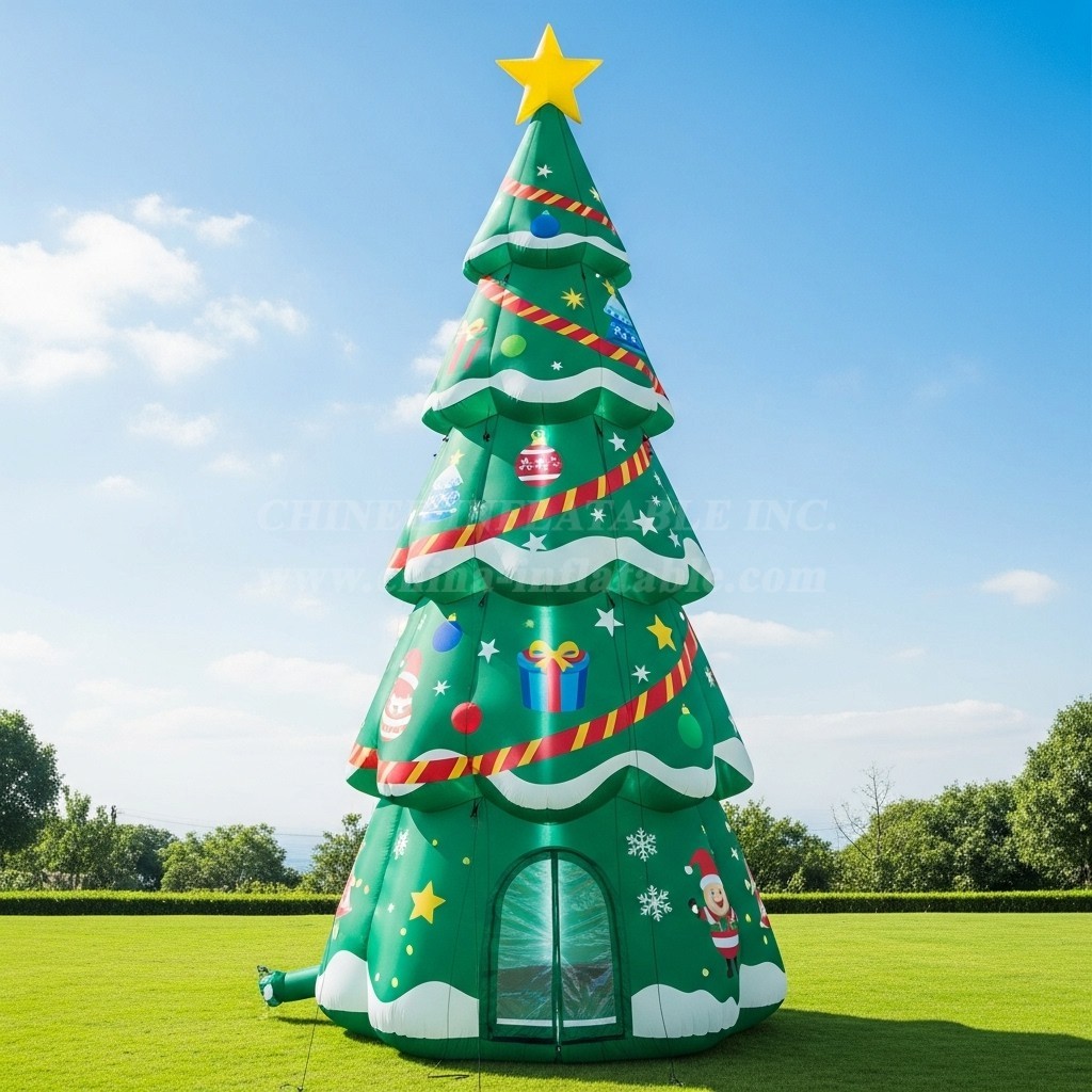 C1-644 Large Inflatable Christmas Tree for Commercial Celebrations and Events