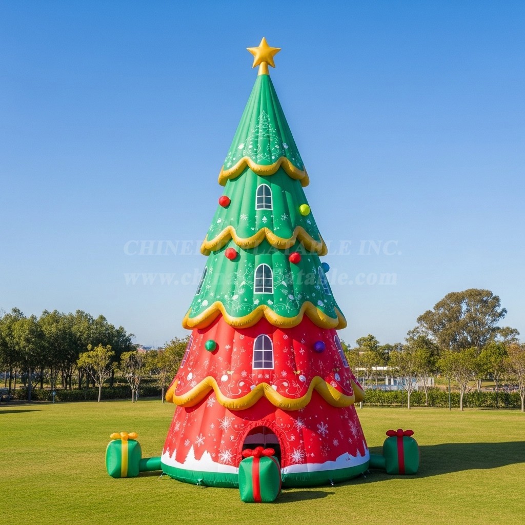 C1-645 Inflatable Christmas Tree for Holiday Events and Promotions