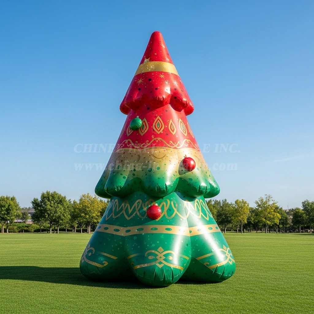 C1-646 Inflatable Christmas Tree for Holiday Seasonal Promotions and Events