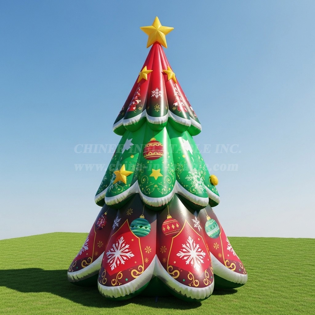 C1-649 Inflatable Christmas Tree for Holiday Events and Retail Displays